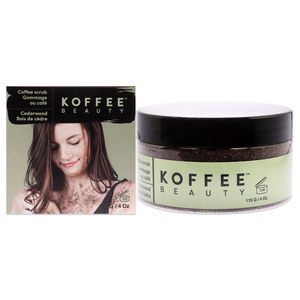 Coffee Scrub - Cedarwood by Koffee Beauty for Unisex - 4 oz Scrub